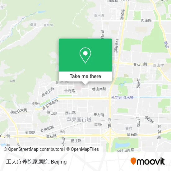 工人疗养院家属院 map