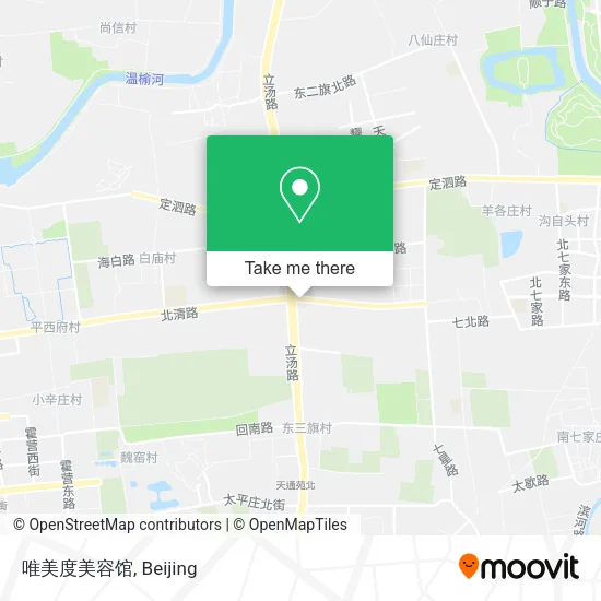 唯美度美容馆 map