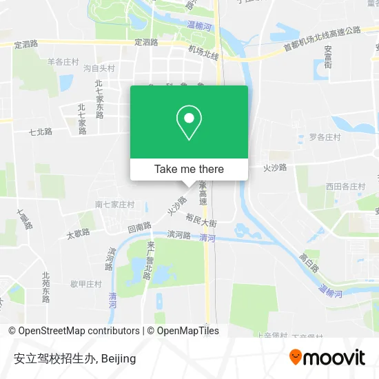安立驾校招生办 map