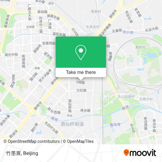竹墨展 map