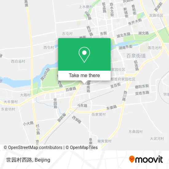 世园村西路 map