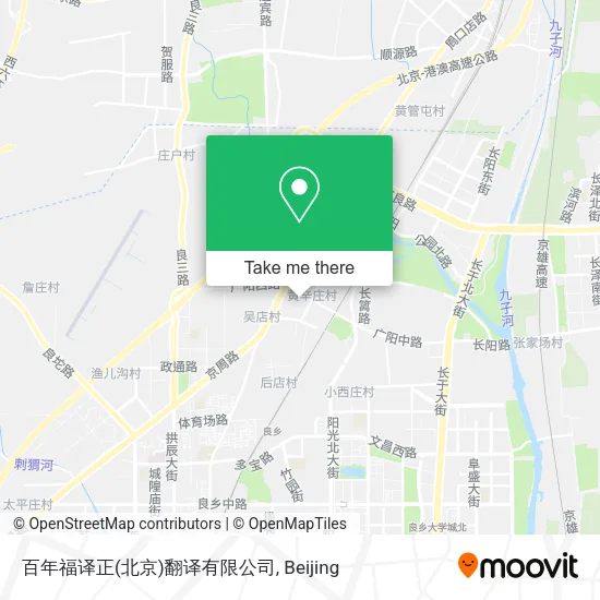 百年福译正(北京)翻译有限公司 map