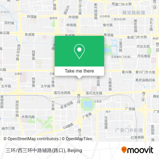 三环/西三环中路辅路(路口) map