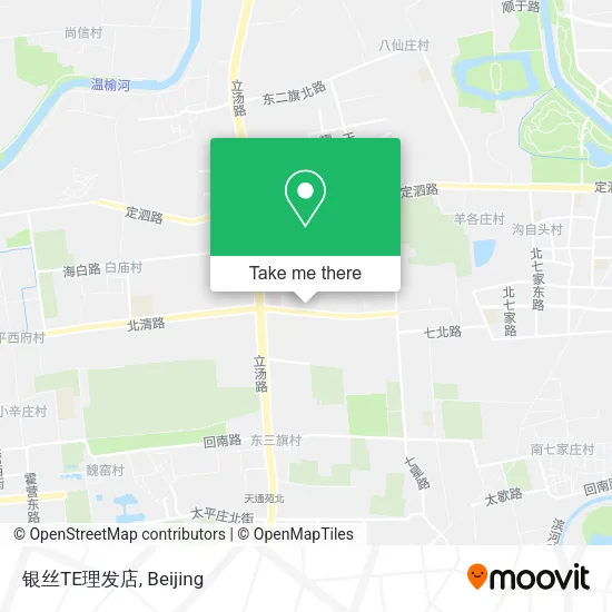 银丝TE理发店 map