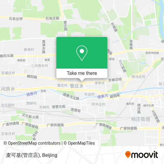 麦可基(管庄店) map