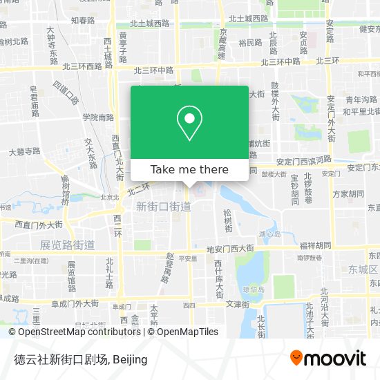 德云社新街口剧场 map