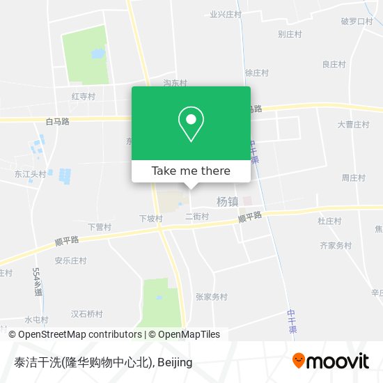泰洁干洗(隆华购物中心北) map