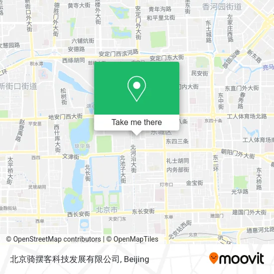 北京骑摆客科技发展有限公司 map