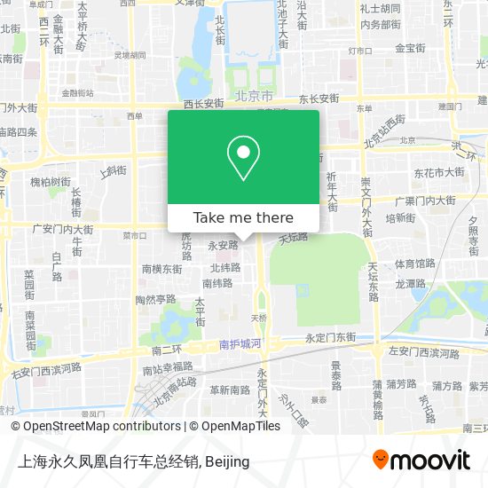 上海永久凤凰自行车总经销 map