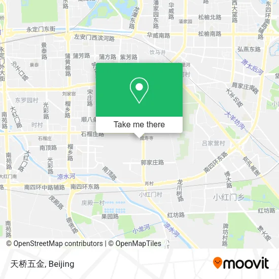 天桥五金 map