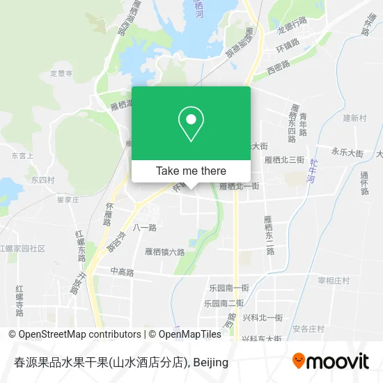 春源果品水果干果(山水酒店分店) map