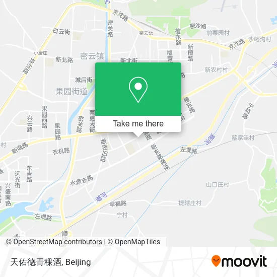 天佑德青稞酒 map