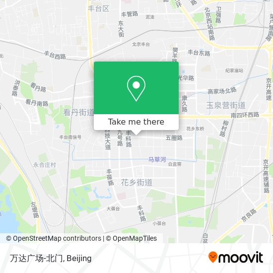 万达广场-北门 map