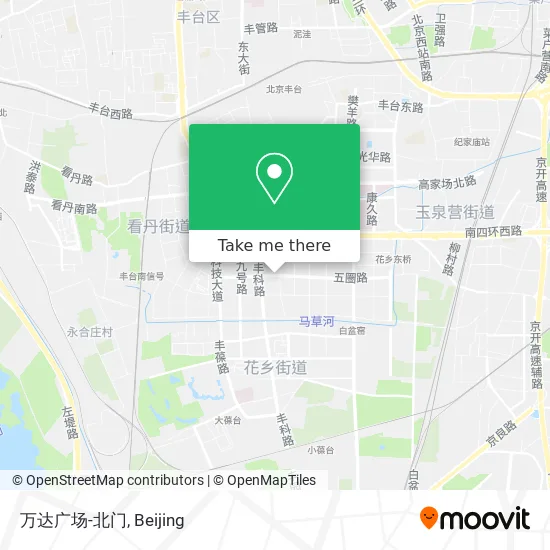 万达广场-北门 map