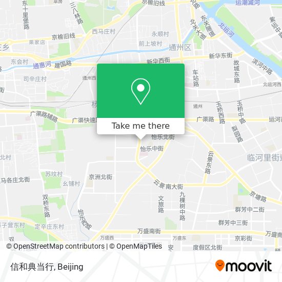 信和典当行 map
