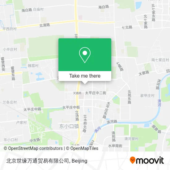 北京世缘万通贸易有限公司 map