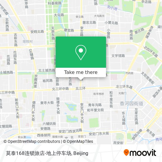 莫泰168连锁旅店-地上停车场 map