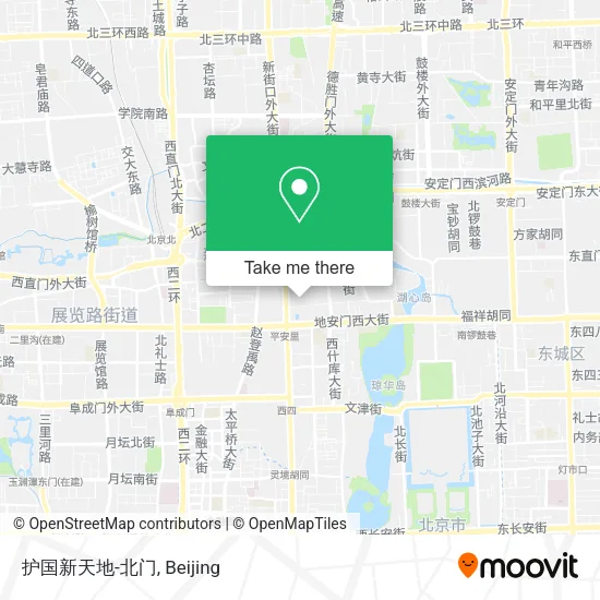 护国新天地-北门 map