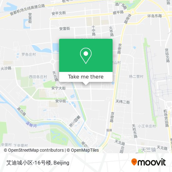 艾迪城小区-16号楼 map
