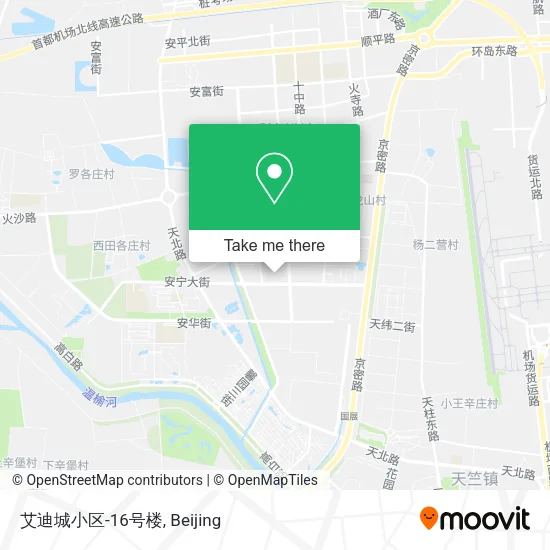 艾迪城小区-16号楼 map