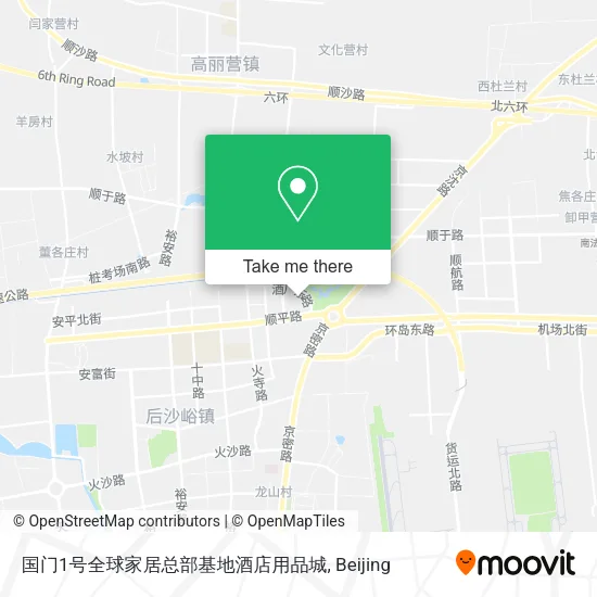 国门1号全球家居总部基地酒店用品城 map