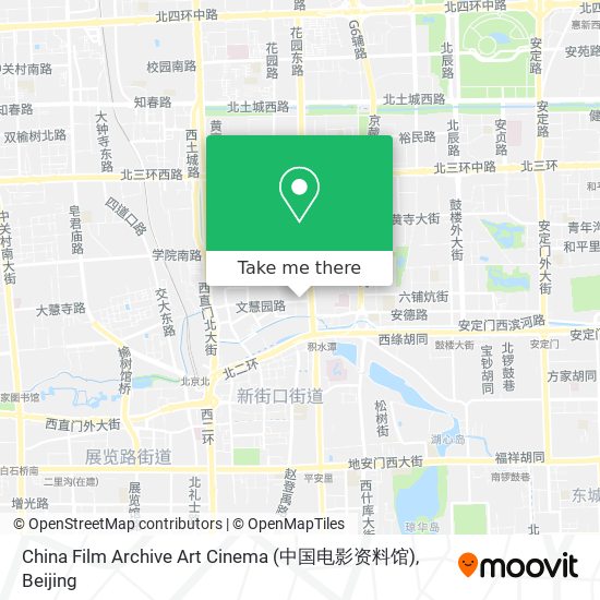 China Film Archive Art Cinema (中国电影资料馆) map