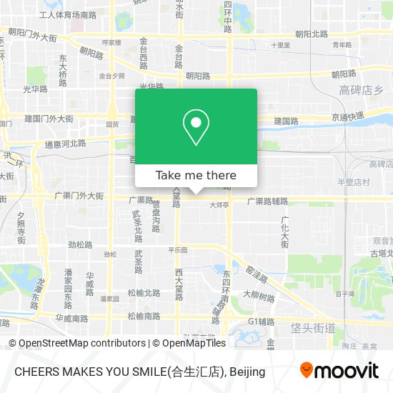 CHEERS MAKES YOU SMILE(合生汇店) map