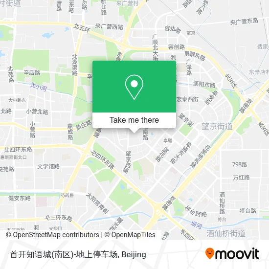 首开知语城(南区)-地上停车场 map