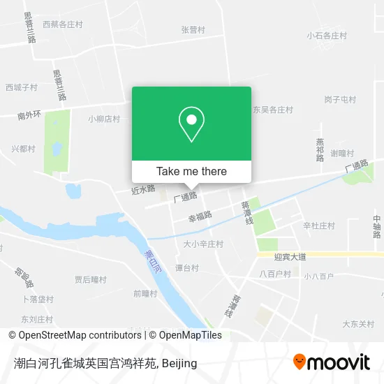 潮白河孔雀城英国宫鸿祥苑 map