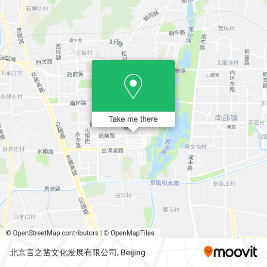 北京言之凿文化发展有限公司 map