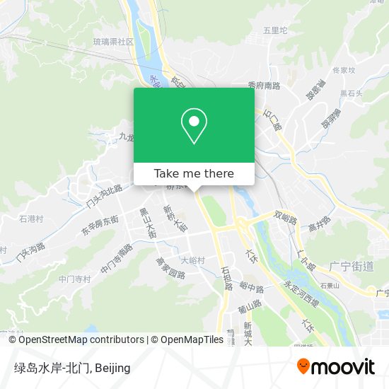绿岛水岸-北门 map