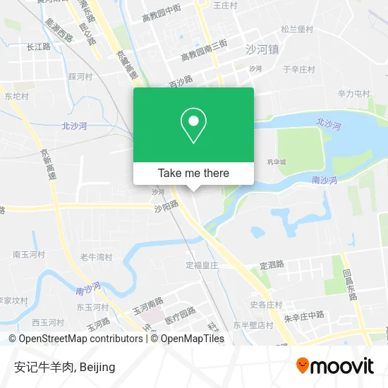 安记牛羊肉 map