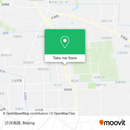沙河南路 map