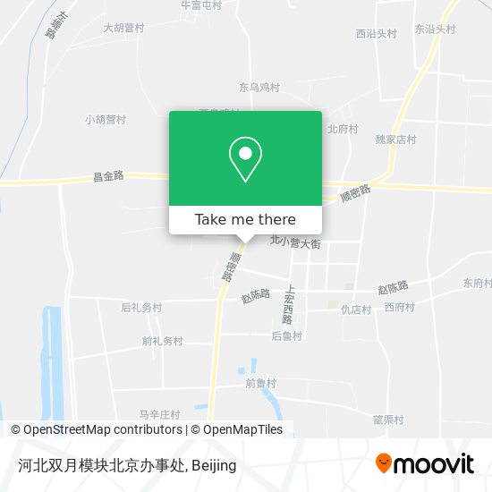 河北双月模块北京办事处 map