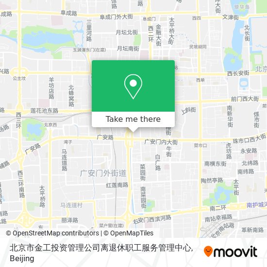 北京市金工投资管理公司离退休职工服务管理中心 map