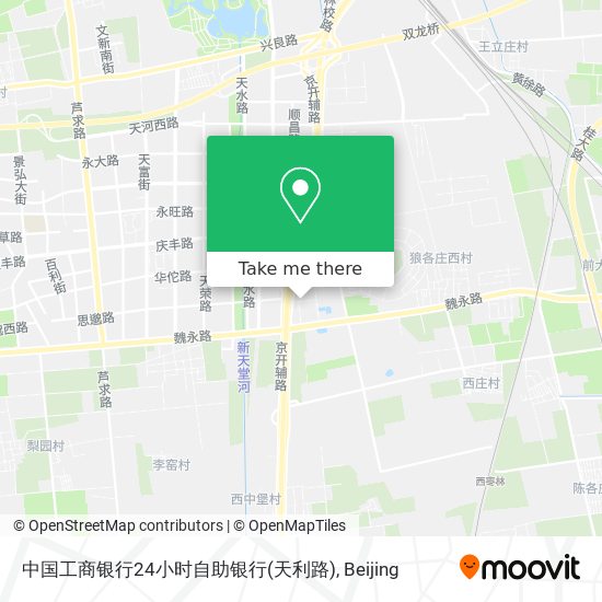 中国工商银行24小时自助银行(天利路) map