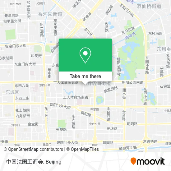 中国法国工商会 map