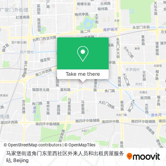 马家堡街道角门东里西社区外来人员和出租房屋服务站 map