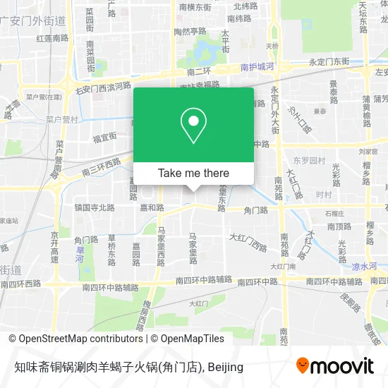 知味斋铜锅涮肉羊蝎子火锅(角门店) map