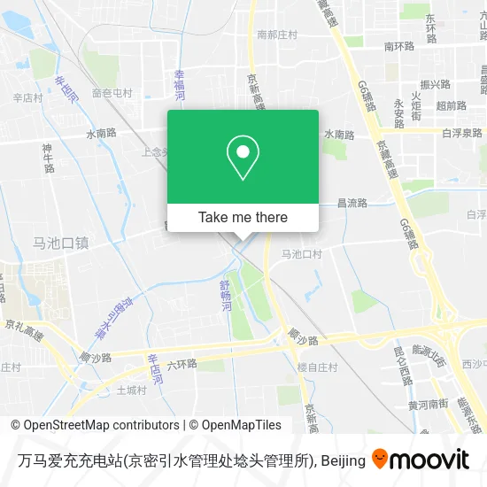 万马爱充充电站(京密引水管理处埝头管理所) map