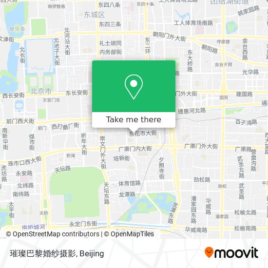 璀璨巴黎婚纱摄影 map