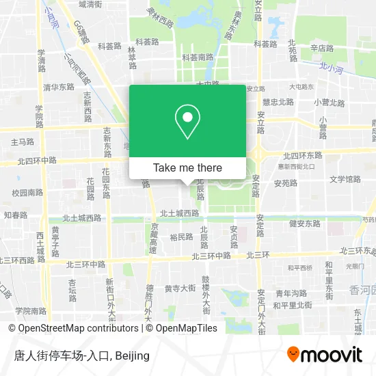 唐人街停车场-入口 map