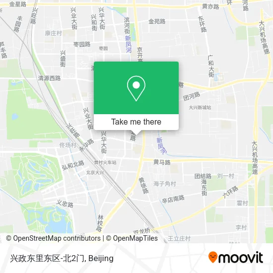 兴政东里东区-北2门 map