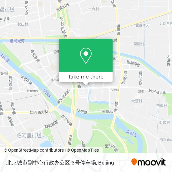 北京城市副中心行政办公区-3号停车场 map