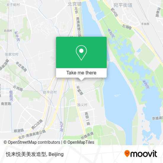 悦来悦美美发造型 map