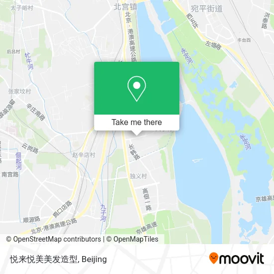 悦来悦美美发造型 map