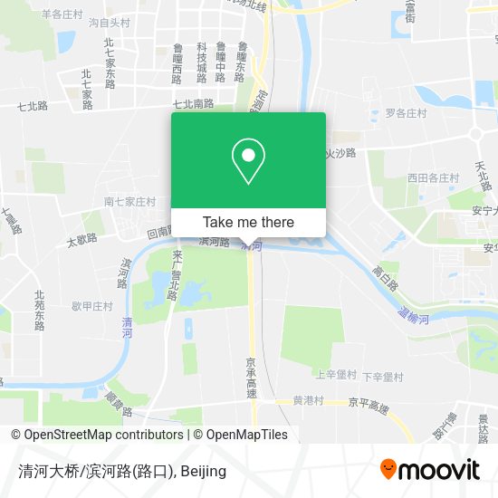 清河大桥/滨河路(路口) map