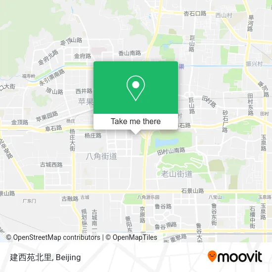 建西苑北里 map