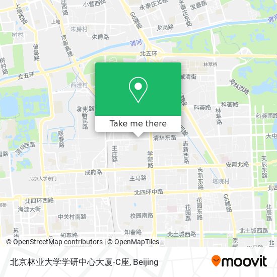 北京林业大学学研中心大厦-C座 map