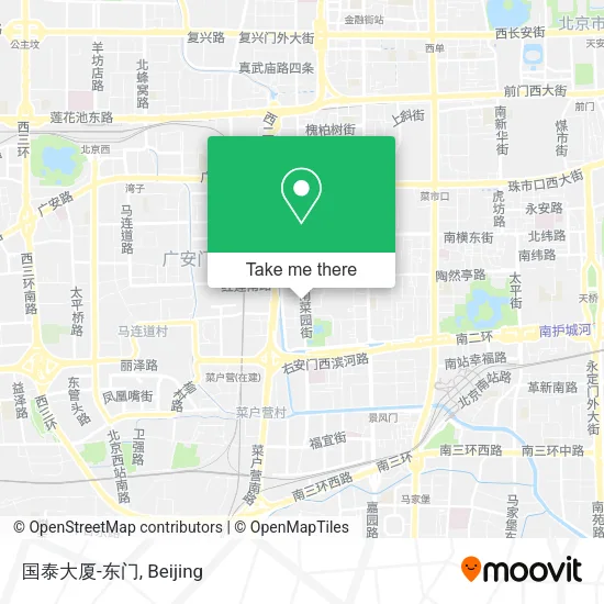 国泰大厦-东门 map
